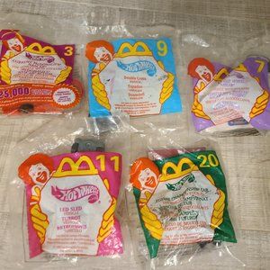 Vintage HOT WHEELS McDonalds cars NASCAR